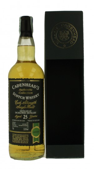INCHGOWER 25 Years old 1989 2015 70cl 52.6% Cadenhead's - Authentic Collection