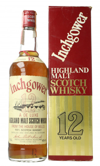 Inchgower  Speyside Scotch Whisky 12  year old 1989 - Bot.70's-80's 75cl 43%
