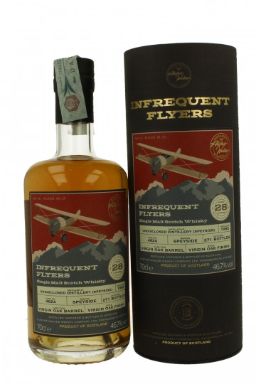 INFREQUENT FLYERS  UNDISCLOSED Distillery (Speyside) 28 years old 1992 70cl 46.7% - Infrequent Flyers Virgin Oak barrel