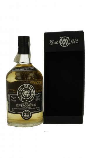 INVERGORDON 21 years old 1991 2013 70cl 46% Cadenhead's - Small Batch