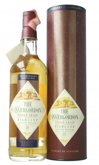INVERGORDON Grain Scottish Whisky 10 year old BOTTLED IN THE  90'S EARLY 2000 70cl 40%