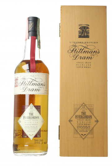 INVERGORDON Grain Scottish Whisky 22 year old 1970 70cl 45% The Stilman's Dram
