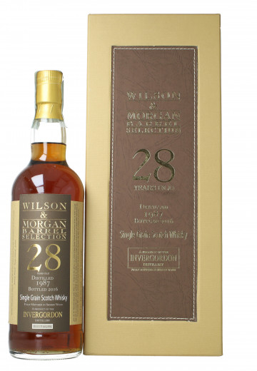 INVERGORDON Grain Scottish Whisky 38 year old 1987 2016 70cl 56.5% Wilson & Morgan  -Butt 903169