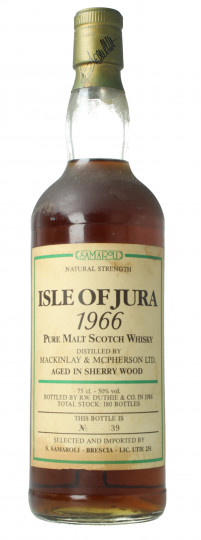 ISLE OF JURA island Scotch Whisky 1966 1986 75cl 50% Samaroli- Duthie only 180 bts