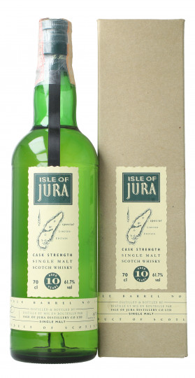 Isle Of Jura  Scotch Whisky 10 Year Old 70CL 61.7% OB- Cask Strength