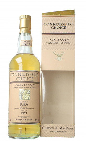 Isle Of Jura  Scotch Whisky 1991 70CL 40% Gordon MacPhail  -