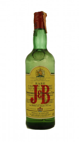 J&B BLEND   Scotch  Whisky 8 Years Old Bot. in the  60'S /70's 75cl 43% Justerini & Brooks