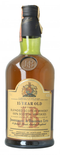 J&B  Blended  Scotch Whisky 15 year old - Bot. in The 80's 75cl 43%