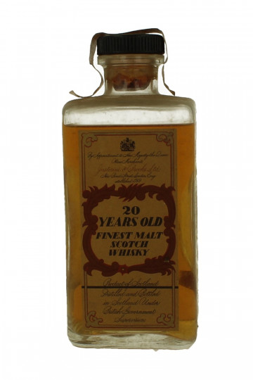 J&B Finest Malt 20yo Bot.70's 75cl 43% Justerini & Brooks-No box low lvel