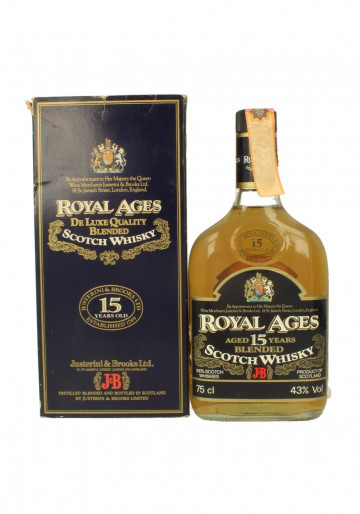 J&B Royal Ages 15yo Bot.80's 75cl 43% Justerini & Brooks