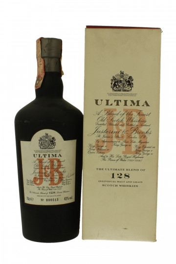 J&B ULTIMA 15yo Bot.90's 70cl 43% Justin & Brooks - Blended