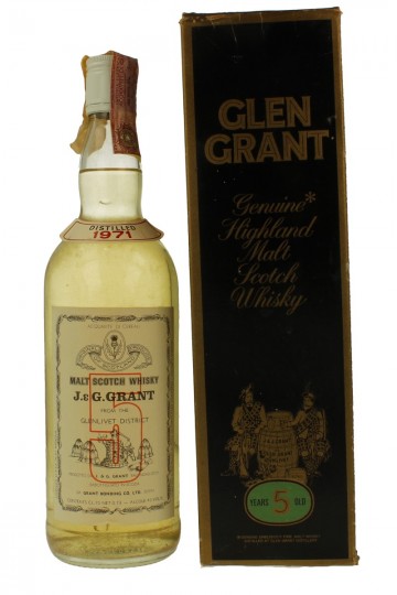 J&G GRANT 5yo 1971 75cl 40% Grant Bonding Co. - Glenfarclas