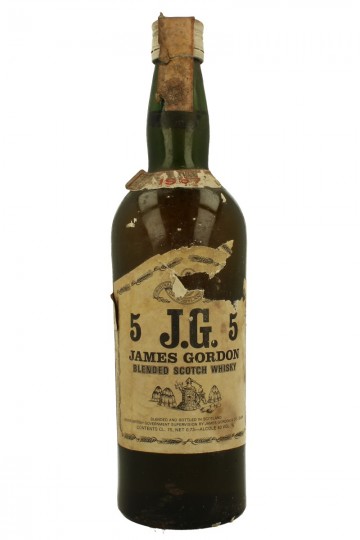 J&G JAMES GORDON 1967 75cl 40% James Gordon & Co. Bad label