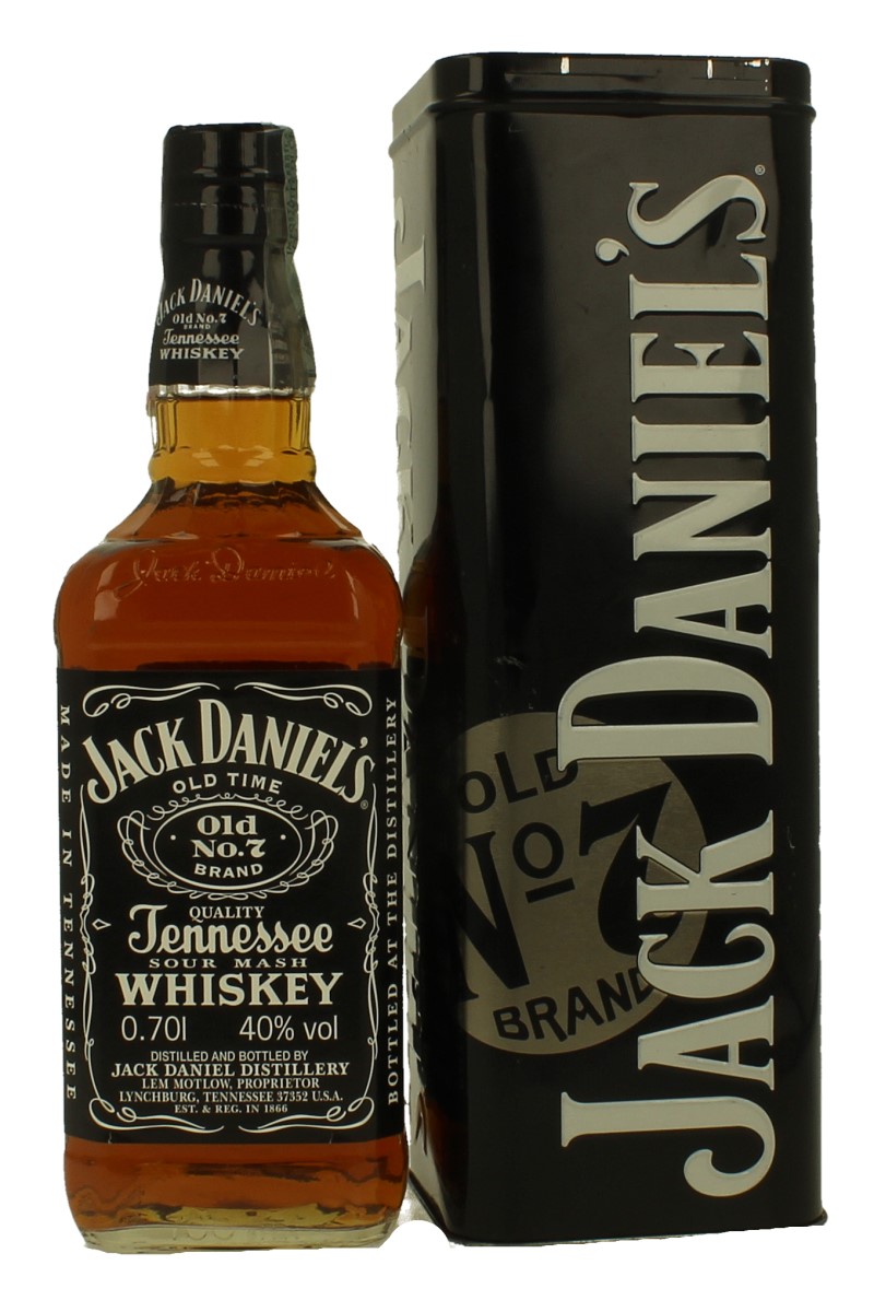 JACK DANIEL'S 70cl 40 Tin Box Collector bottle Products Whisky