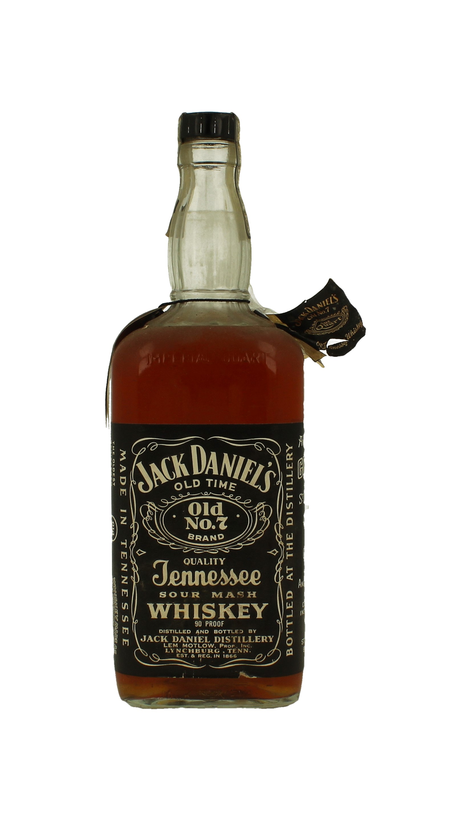 JACK DANIEL'S black Label bottom code 71 Imperial Quart 90