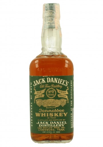 JACK DANIEL'S BOTTOM CODE 72 4/5 QUART 45% GREEN LABEL VERY OLD BOTTLE