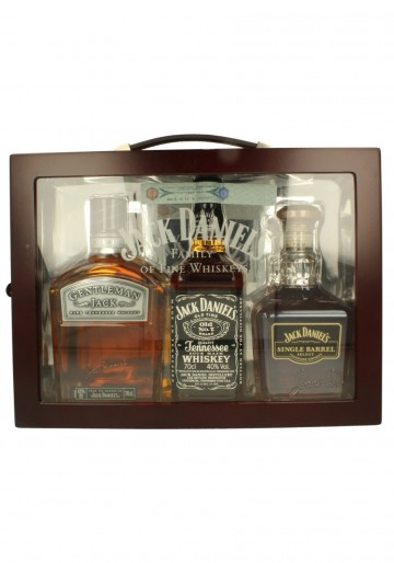 JACK DANIEL'S GENTLEMAN JACK -OLDN7-SINGLE BARREL 70 CL 40% SPECIAL GIFT WOOD BOX 