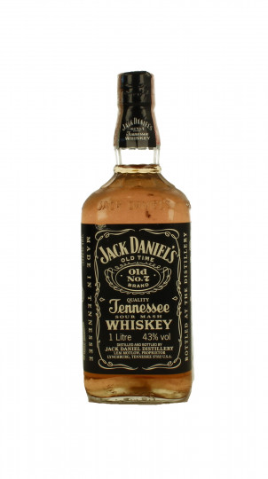 JACK DANIEL'S OLD No. 7-Black label Bottled 1988 100cl 43%