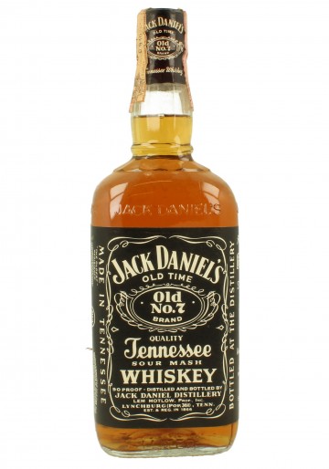 JACK DANIEL'S OLD NO. 7 BOTTOM CODE 82 100 CL 45% BLACK LABEL