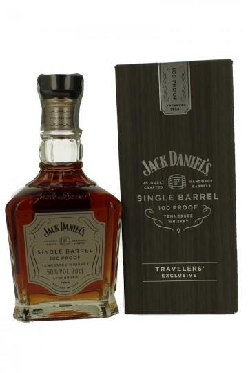 JACK DANIEL'S SINGLE BARRELL 75cl 50% - American Whiskey 100 Proof - Travelers Exclusive