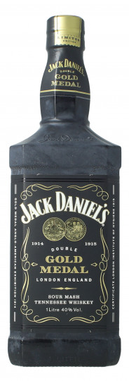 JACK DANIEL'S  Tennessee Whiskey 100cl 40% OB-Double Gold Medal 1914-1915 NO BOX