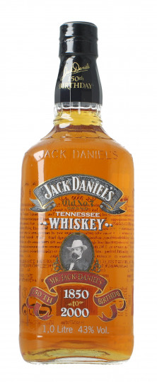 JACK DANIEL'S  Tennessee Whiskey 100cl 43% OB- 1850 to 2000