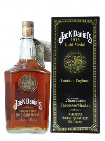 JACK DANIEL'S  Tennessee Whiskey 100cl 43% OB-1915 Gold medal