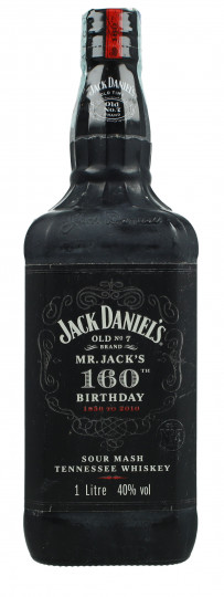 JACK DANIEL'S  Tennessee Whiskey Black Label 160th 70cl 40% OB-