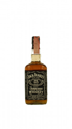 JACK DANIEL'S Tennessee Whiskey Black label Bot in The 80's-90's 70cl 45%