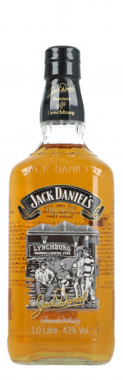 JACK DANIEL'S  Tennessee Whiskey Decanter 1 litre 43% OB- Scenes from Lynchburg n.3