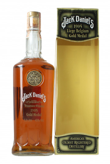 JACK DANIEL'S  Tennessee Whiskey Decanter 1905 Gold Medal 100cl 43% OB-