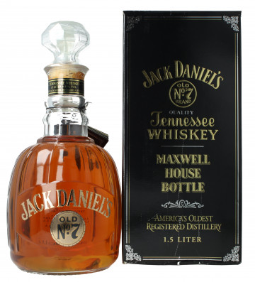 JACK DANIEL'S  Tennessee Whiskey Decanter Maxwell House 150cl 43% OB- 1995