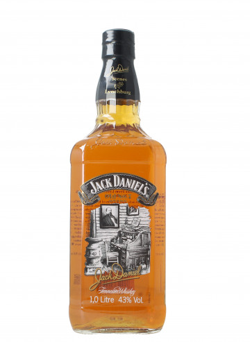 JACK DANIEL'S  Tennessee Whiskey Decanter  Scenes of Lynchburg n. 6 1 Litre 43%