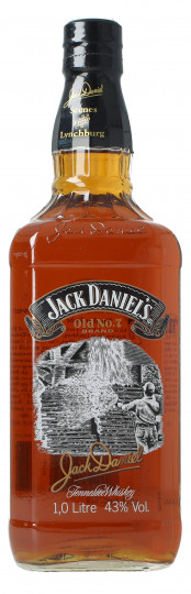 JACK DANIEL'S  Tennessee Whiskey Decanter  Scenes of Lynchburg n. 8 1 Litre 43%