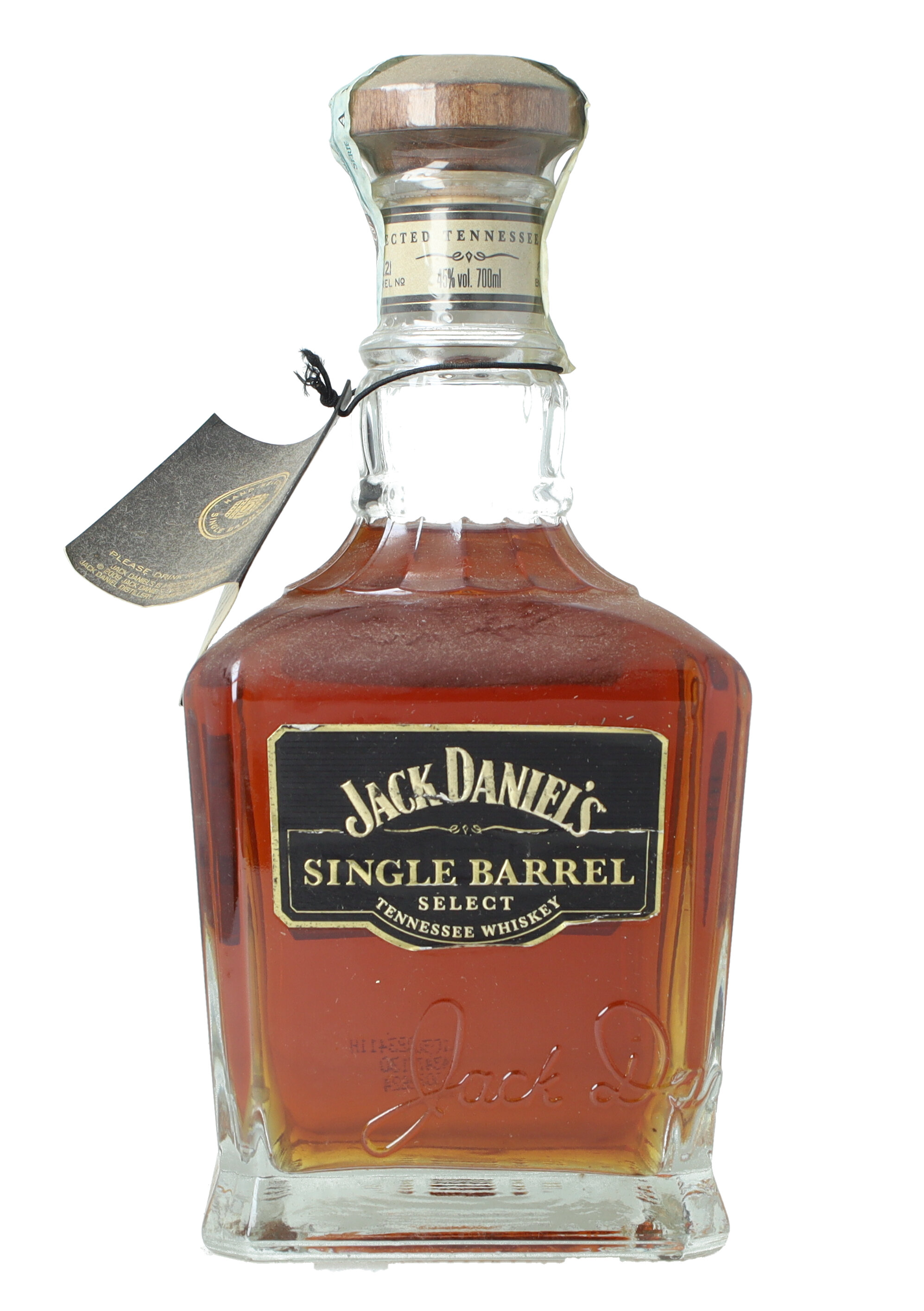JACK DANIEL'S Tennessee Whiskey Single Barrel early 2000's 70cl 45