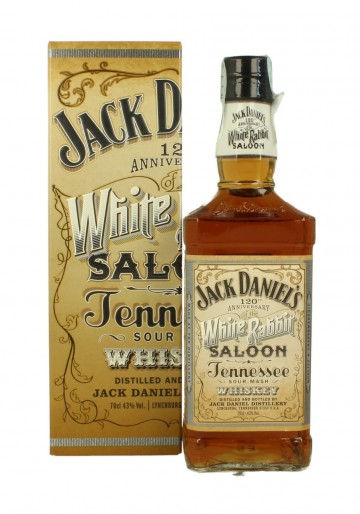 JACK DANIEL'S WHITE RABBIT SALOON  70 CL 43 % 120 ANNIVERSARY