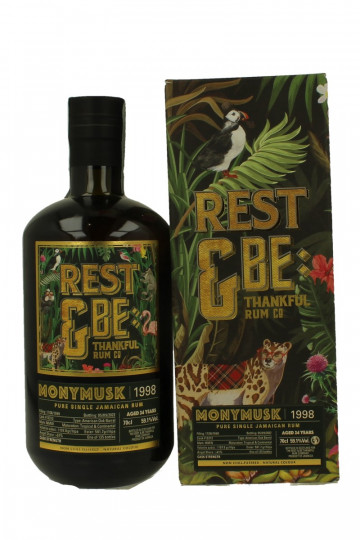 JAMAICA MONY MUSK 24 years old 1998 2022 edition 70cl 59.1% Rest & be Thankful Whisky Company BEIJA FLOR SINGLE CASK