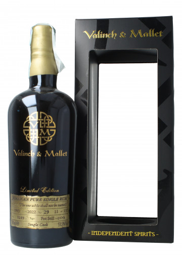 Jamaica Pure single Rum Hampden 29 year old 1993 2022 70cl 53.5% Valinch & Mallet