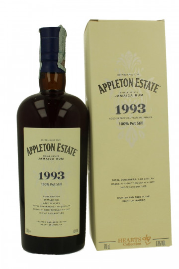 JAMAICA RUM Appleton Estate Special 1993 70cl 63% - Velier - HEARTS COLLECTION