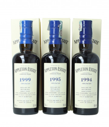 JAMAICA RUM Appleton Estate Special 21-25-26 year old 1999-1995-1994 2020 3x20cl set of 3