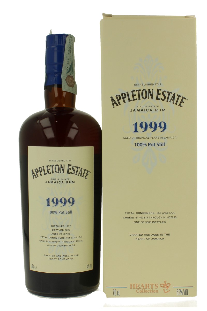 JAMAICA RUM Appleton Estate Special 21 year old 1999 2020 70cl 63% ...