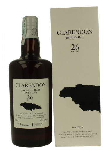 Jamaica Rum Clarendon Distillery 26 years old 1995 2022 70cl 57.1% The Auld Alliance Cask 433941