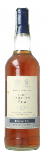 Jamaican Rum 27 year old 70cl 46% Berry & Bros Rudd -