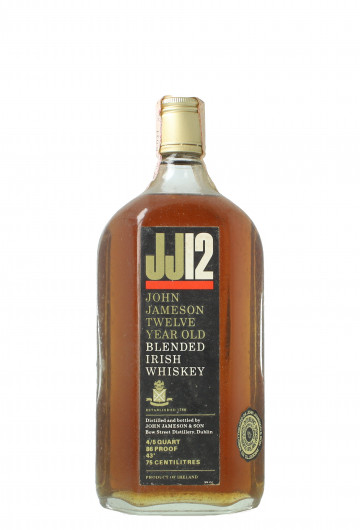 Jameson  Irish  Whiskey 12 year old 1960 circa 75cl 43% OB-JJ I2