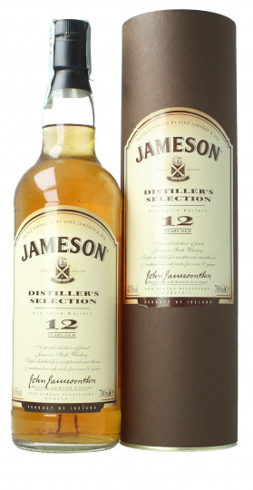 Jameson  Irish  Whiskey 12 year old 70cl 43% OB-Distiller's selection