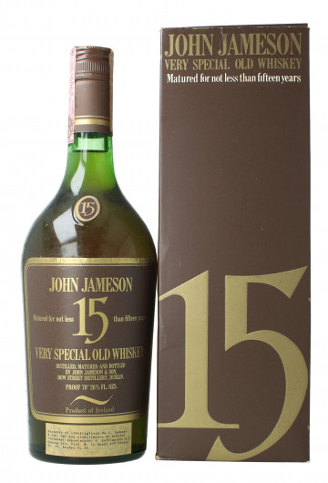 Jameson  Irish  Whiskey 15 year old - Bot. in The 70's 75cl 40% OB-Soffiantino Import