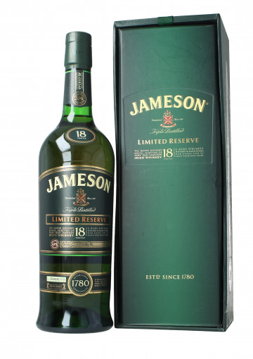 Jameson  Irish  Whiskey 18 year old 70cl 40% Ob-Limited reserve