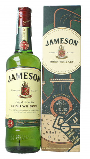 Jameson  Irish  Whiskey 70cl 40% Gift Box
