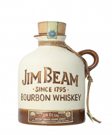 Jim Beam  Kentucky Straight Bourbon Whiskey 150cl 80&deg;proof CERAMIC DECANTER kentucky bourbon