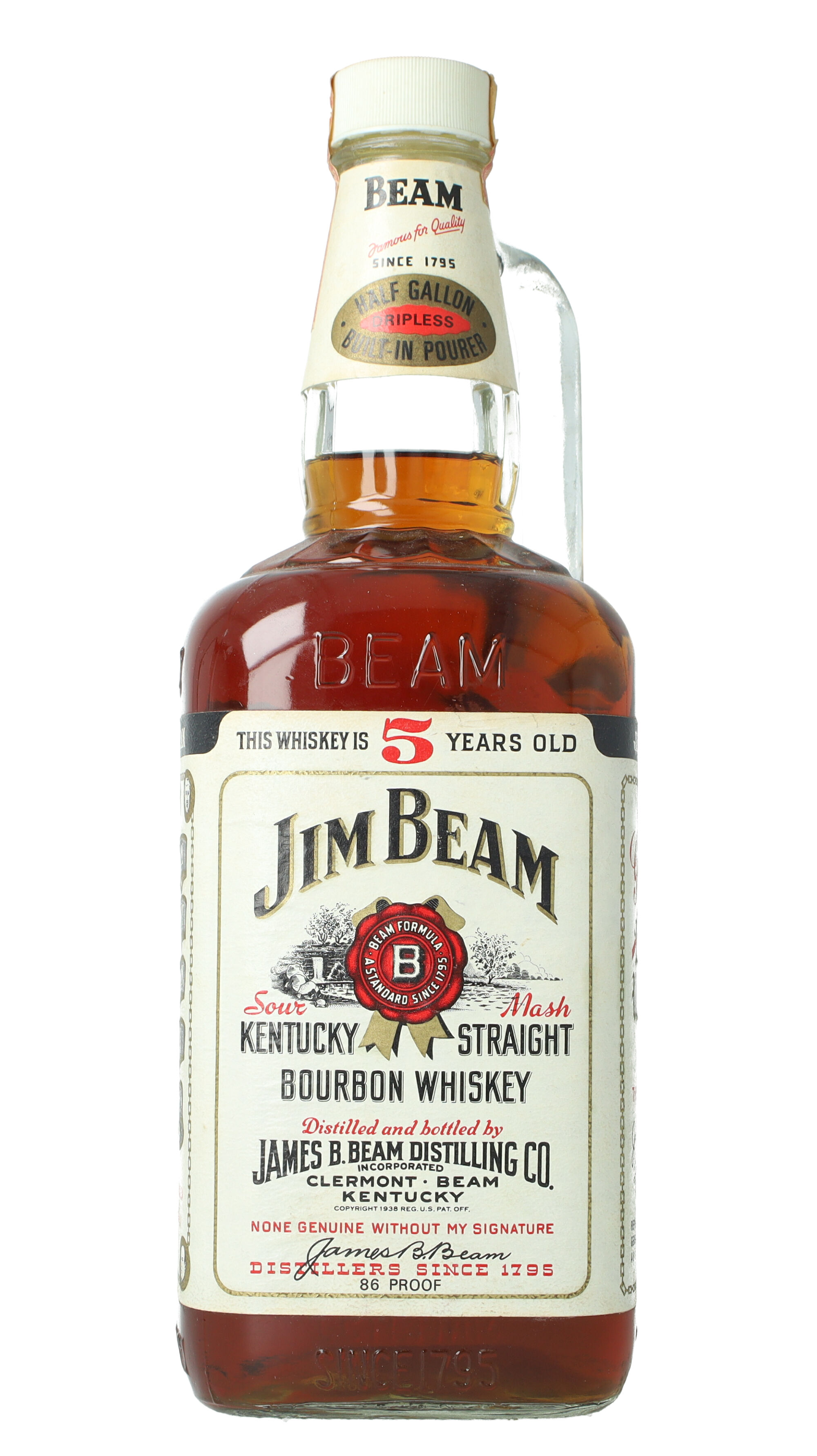 Jim Beam Kentucky Straight Bourbon Whiskey Bottled around